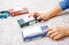 Wooden handmade toy car collection  - 3 cars + tow truck