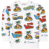 photo of White Good Vibes Graphic Print Sweatshirt for Boys and Girls by STELLA McCARTNEY KIDS