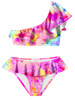 photo of Celebrate Pink Tie Dye Ruffle Bikini for Girls by STELLA COVE