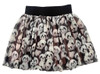 "Close-up image of the Juno Panda-Printed Elasticated Pull-Up Skirt showcasing the delightful all-over panda design."