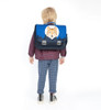 Trendy midi "it-bag" with easy-clean pink lining, ideal for 6 to 8-year-old students.