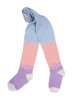 Colorful tie-dye patterned socks for