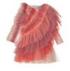 photo of Girls Pink Tiered Tulle Swan Dress by RASPBERRY PLUM