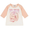 photo of Girls Pink & Ivory Graphic Cotton T-Shirt by RASPBERRY PLUM