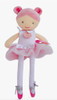 Close-up of Ballet Beauty, highlighting the intricate details of her attire and the soft, hypoallergenic fabric safe for newborns.