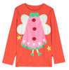 Stella McCartney Kids tee with a bold graphic print and pompom detail.
