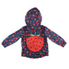 back view of  Strawberry Packaway Rain Jacket from LANDS' END