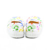 back of baby boy and girl white color "Amazing Fit" Sneakers from KEPT
