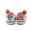 back of baby girl fashion Strawberry Slip-On Shoes from MONNALISA