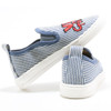 side view of kids fashion  striped "Veg Gang" Shoes from STELLA McCARTNEY KIDS