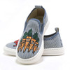 top view of kids fashion  striped "Veg Gang" Shoes from STELLA McCARTNEY KIDS