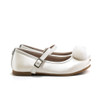 side of girls fashion White "Mary Jane" Shoes from TWINSET