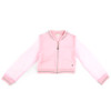 front girl fashion Pink Mesh Jacket from MICROBE by MISS GRANT