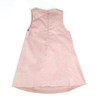 back of girl fashion "Simple Velvet" Pink Dress from KID'S COMPANY