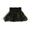 back of baby girl fashion black "Starry Dark Night" Mesh Tutu Skirt from MISS LULU