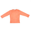 back of boy fashion orange "Back to Basics" Long Sleeve Shirt from AVIREX