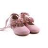 front/side of girl fashion "Prima Balerina" Pastel Purple Flats from OCA-LOCA