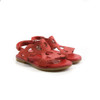 front/side of girl fashion "Love Struck" Red Sandals for Girls from TWINSET