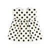 front of baby girl fashion "Polka Dot Cutie Pie" Dress from DOLCE & GABBANA