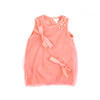 front of baby girl fashion MICROBE by MISS GRANT "Peach in Blossom" Dress from MICROBE by MISS GRANT