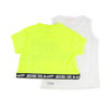 back of girl fashion "See You There" neon green, white Top Set  from DIMENSIONE DANZA