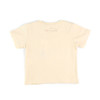 back of baby girl and boy fashion pale peach yellow "The Circus Is Coming to Town" T-Shirt from CACHAREL