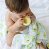 MALABAR BABY GOTS Certified Organic Swaddle Set - First Food for Girls and Boys