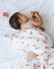 MALABAR BABY GOTS Certified Organic Swaddle Set - First Food for Girls and Boys