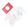 STELLA McCARTNEY KIDS Birdie Xmas Bodysuit Set for Girls and Boys