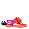 photo of PETITE JOLIE 'Take A Bow' Orange/ Pitaya Sandals for Girls by PETITE JOLIE