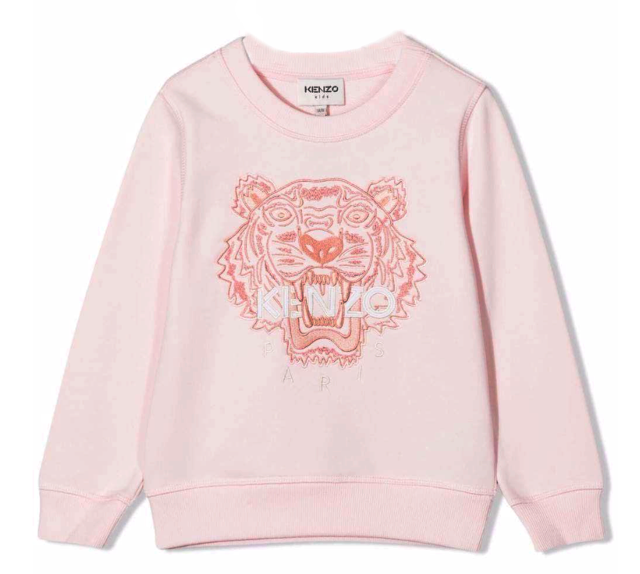 KENZO KIDS Pink Tiger Sweatshirt for Girls