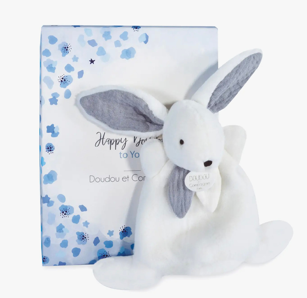 Doudou et Compagnie - Baby Boys White and Blue  