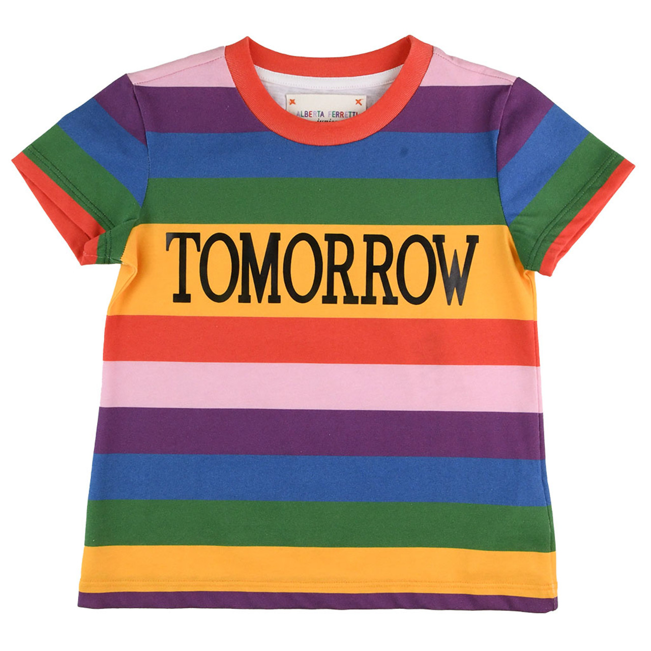 ALBERTA FERRETTI Rainbow Colors T-Shirt for Girls - Collection Hera +