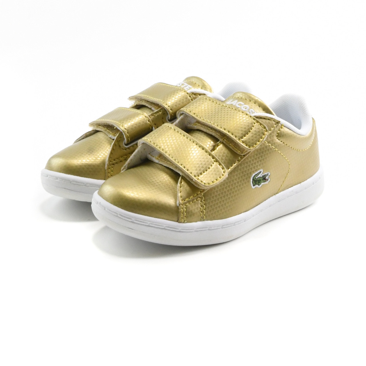LACOSTE Carnaby Evo "Golden Runner" Gold Shoes Boys and Girls - Baby | Hera +