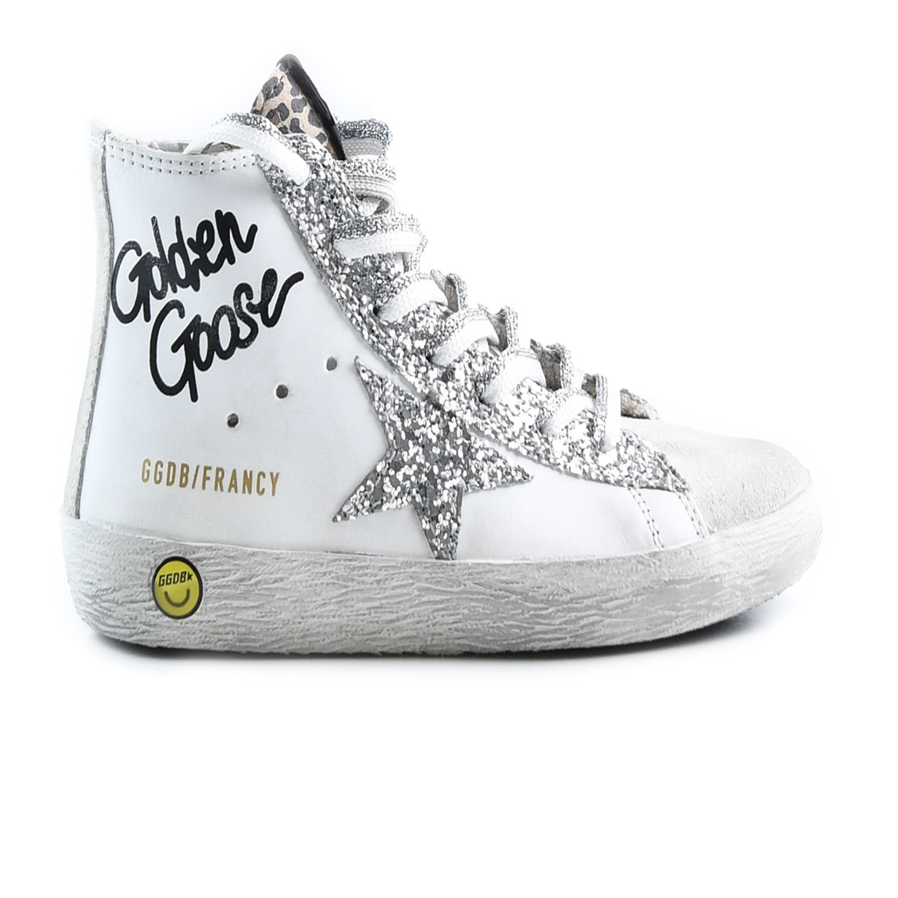 GOLDEN GOOSE Fancy Classic Glitter Star Hi top Sneakers for Girls