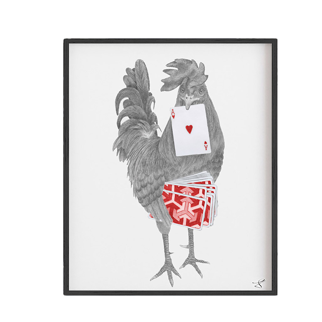 LAURA MORRISH : Petey Duval Key West Gypsy Rooster Art Print - Hera ...