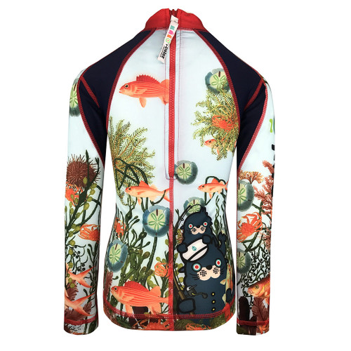 KRIO + COLOR Rash Guard Captain Sea Lion Long Sleeve Shirt for Boys KRIO + COLOR Rash Guard Captain Sea Lion Long Sleeve Shirt for Boys
