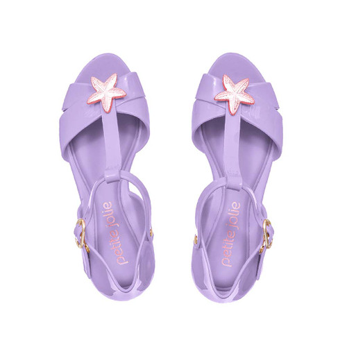 photo of PETITE JOLIE Lavender Shellfish Sandals for Girls by PETITE JOLIE