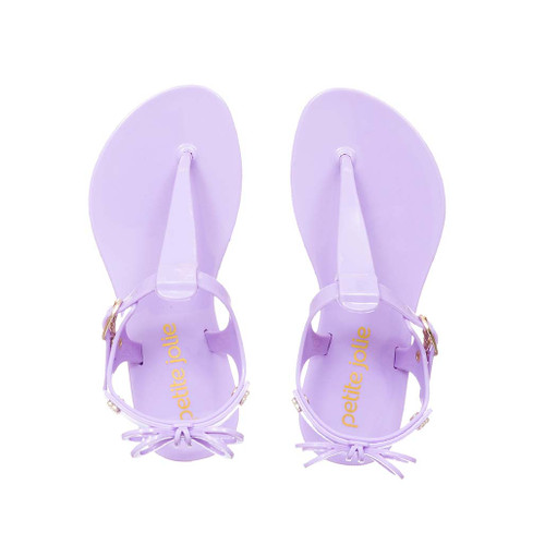 photo of PETITE JOLIE "Lavender Ribbon Kissed" Flip flop Sandals for Girls by PETITE JOLIE