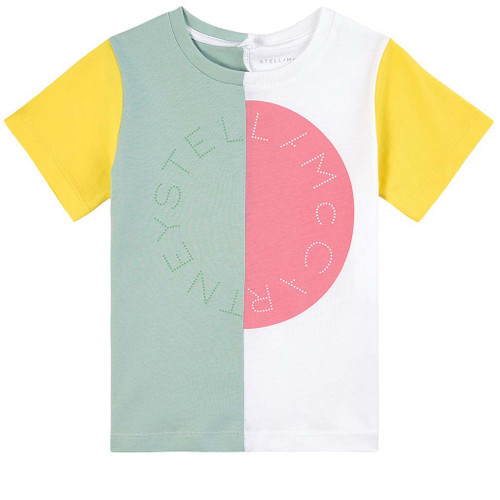 photo of STELLA McCARTNEY "That Logo Disc" T-Shirt For Girls by STELLA McCARTNEY KIDS