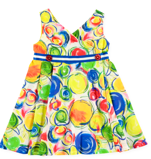 photo of PAN CON CHOCOLATE Wide Straps Colorful Summer Dress by PAN CON CHOCOLATE