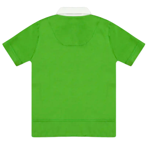 PAN CON CHOCOLATE Boys Green Cotton Polo Shirt PAN CON CHOCOLATE Boys Green Cotton Polo Shirt