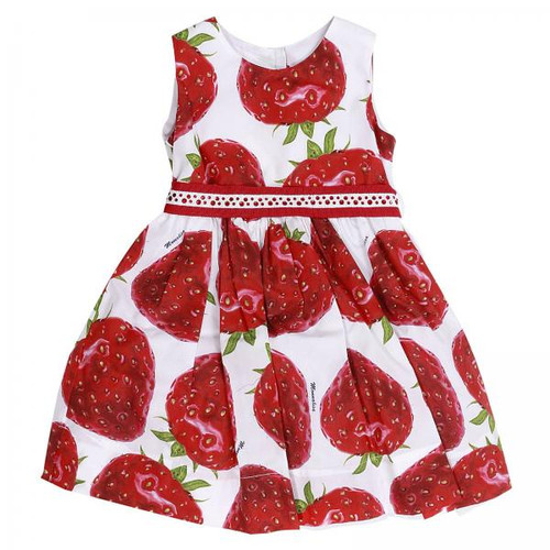 photo of MONNALISA Strawberry Dance Dress for Girls by MONNALISA