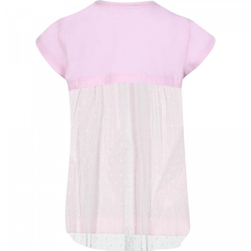 MONNALISA Pink T-Shirt with Bugs Bunny for Girls