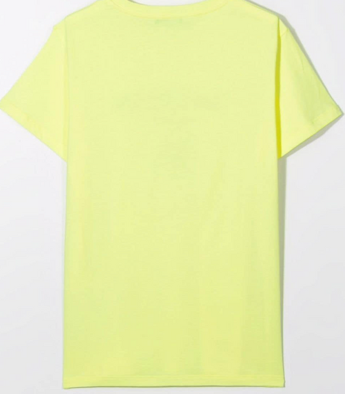 BALMAIN Kids Neon Yellow Logo-print cotton T-shirt BALMAIN Kids Neon Yellow Logo-print cotton T-shirt