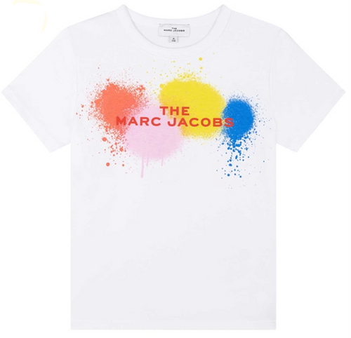 photo of MARC JACOBS Girls Spray Paint Logo T-Shirt by LITTLE MARC JACOBS