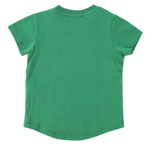KENZO KIDS Boys Green Logo T-shirt KENZO KIDS Boys Green Logo T-shirt