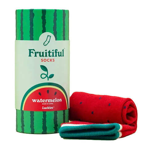 photo of Luckies Originals - Fruitiful Socks - Watermelon by SUCK UK