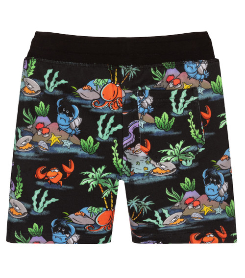 STELLA McCARTNEY KIDS Black Shorts Under The Sea Print  for Boys