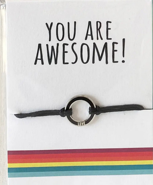 photo of You are Awesome handmade bracelet / string by C&M